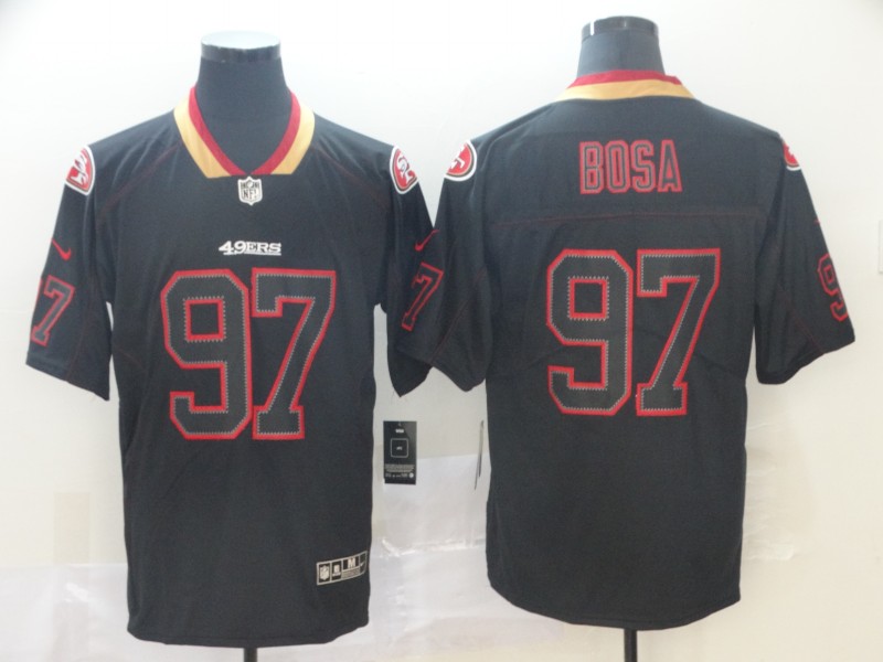 Men's San Francisco 49ers Nick Bosa #97 Black Jersey